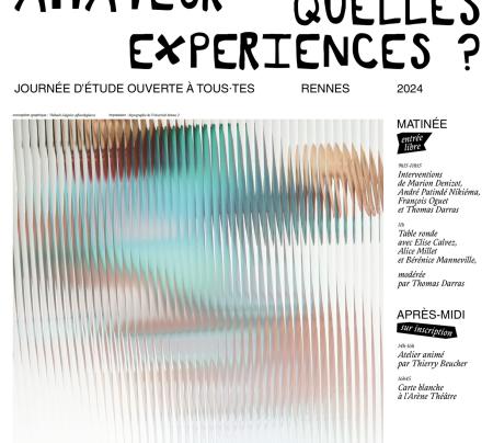 Affiche Les ateliers de théâtre amateur - Quelles expériences ?