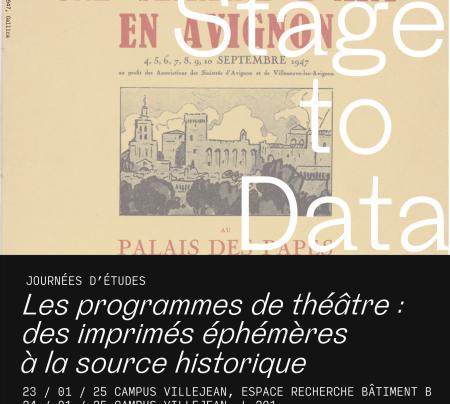 Visuel From stage to data