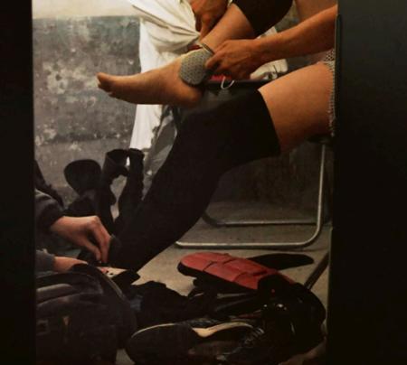 Préparation de doublure cascade au cinéma