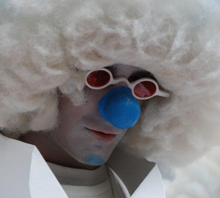 Clown au nez bleu