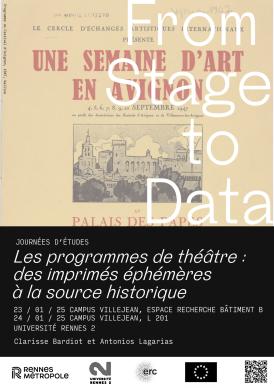 Visuel From stage to data