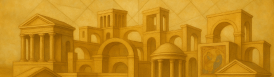 esquisse dessinée d'une ville antique